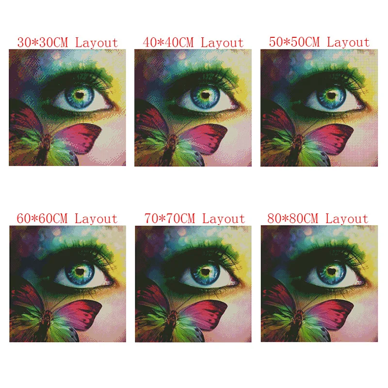 Алмазная вышивка глаза бабочка сделай сам алмазная живопись бусины