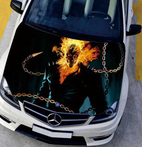 Левая сторона автомобильные наклейки и Призрачный гонщик наклейка Стайлинг