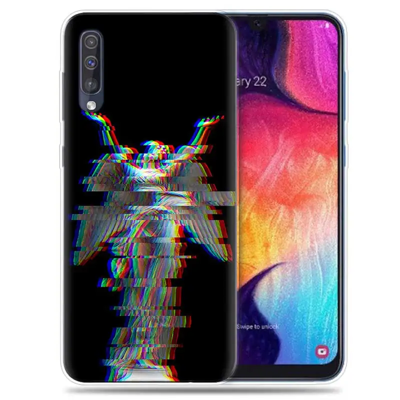 SK-009 Transpatrent силиконовый чехол для samsung Galaxy A50 A70 A30 M30 M20 A10 A20 A40 M20 крышка телефона парным пространство аниме - Цвет: SK-009