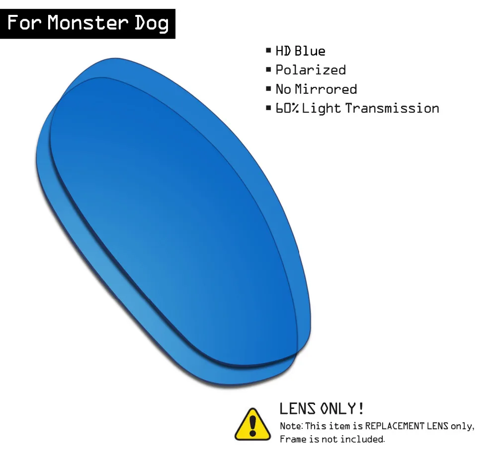 Солнцезащитные очки SmartVLT Сменные линзы для Oakley Monster Dog HD Blue|Очки аксессуары| |