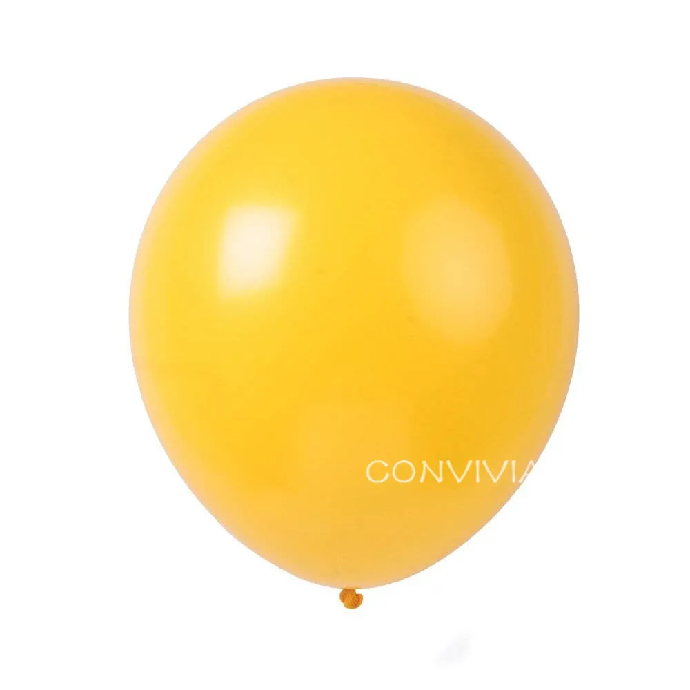 Yellow 12 шт., розовые, белые прозрачные шары, латексные гелиевые шары для вечеринки в честь Дня Рождения, товары для вечеринки в честь рождения ребенка, свадебные украшения, баллон для мероприятий - Цвет: Yellow