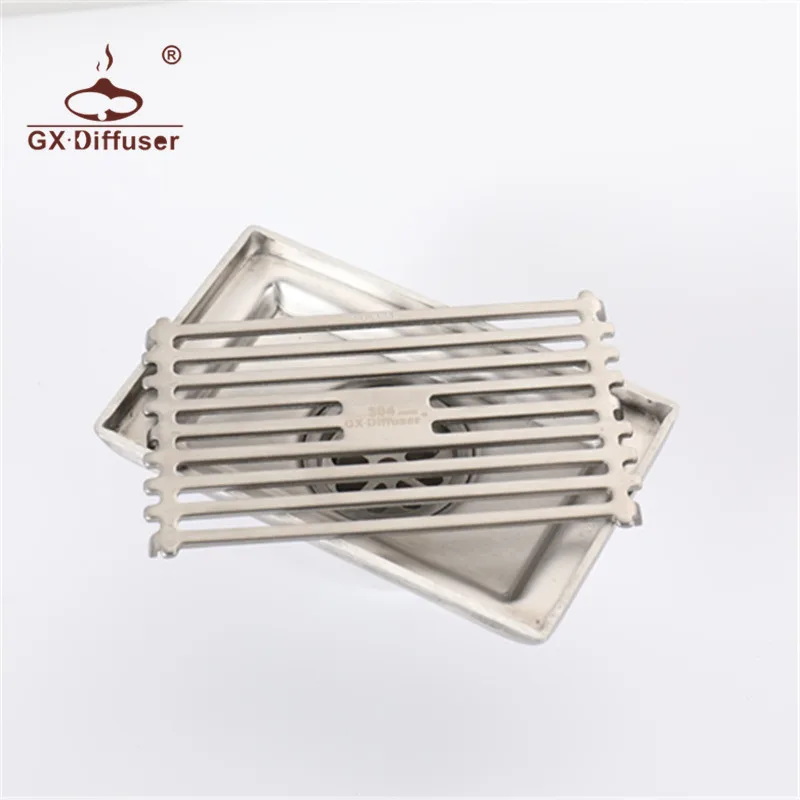 GX. Diffuser Ванная комната Душ слив матовый толстый сток в полу из нержавеющей