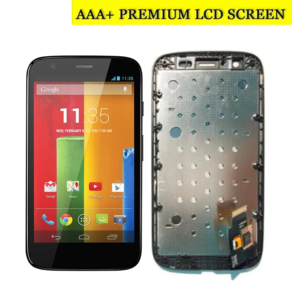 Sinbeda 4 5 ''AAA ЖК дисплей для Motorola G G1 жк XT1032 XT1033 XT1040 сенсорный экран дигитайзер в