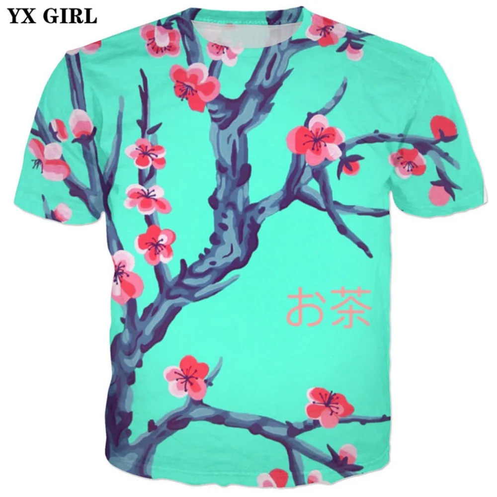 YX GIRL 2018 летняя новая мода для мужчин 3d футболка Аризона ледяной чай печатная