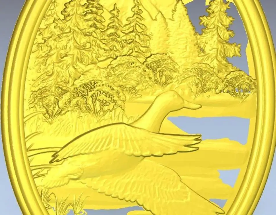 

Cnc Panno_duck_1 в формате STL 3d модель, рельеф для