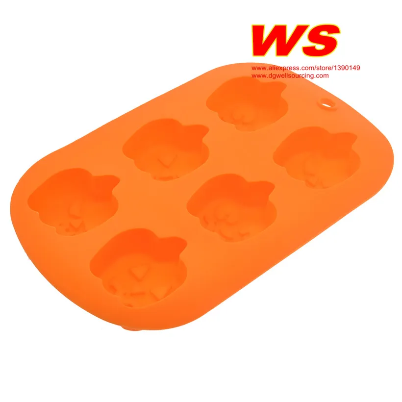 Силиконовые формы для торта в виде тыквы на Хэллоуин форма шоколада конфет