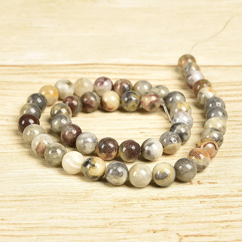 Wholesale natural A+ bamboo leaf 6/8/10mm ball 15 inch necklace / bracelet national style personality crystal stone jewelry | Украшения и