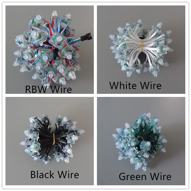 12 В 13 5/18 5 мм разъем косичка 18AWG провод 12mmWS2811 RGB светодиодный пиксельный модуль