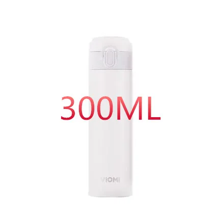White 300 ml 01 Mijia VIOMI, термос, чашка из нержавеющей стали, колба, бутылка для воды, чашка, 24 часа, термос, одна рука, ВКЛ./закрывает 300 мл/460 мл - Цвет: White 300 ml