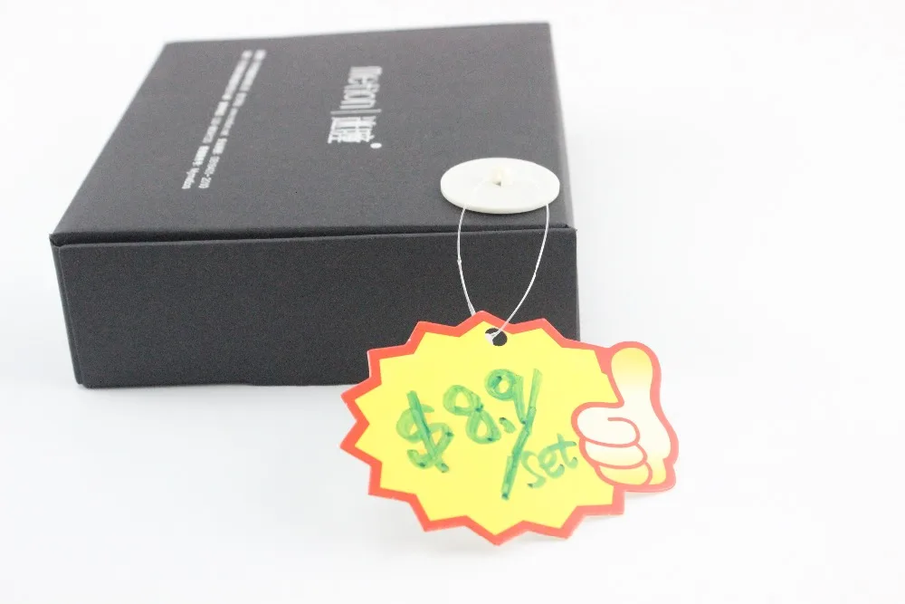 

Plastic POP Price Sign Paper Poster Holder Stickers By Both Disk Dia.2cm And Snap Fastern Wire Display In Retail Store 100sets