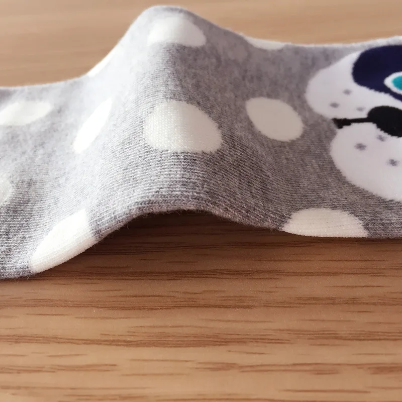 Женские милые животные мультяшная собака носки до лодыжки женские забавные