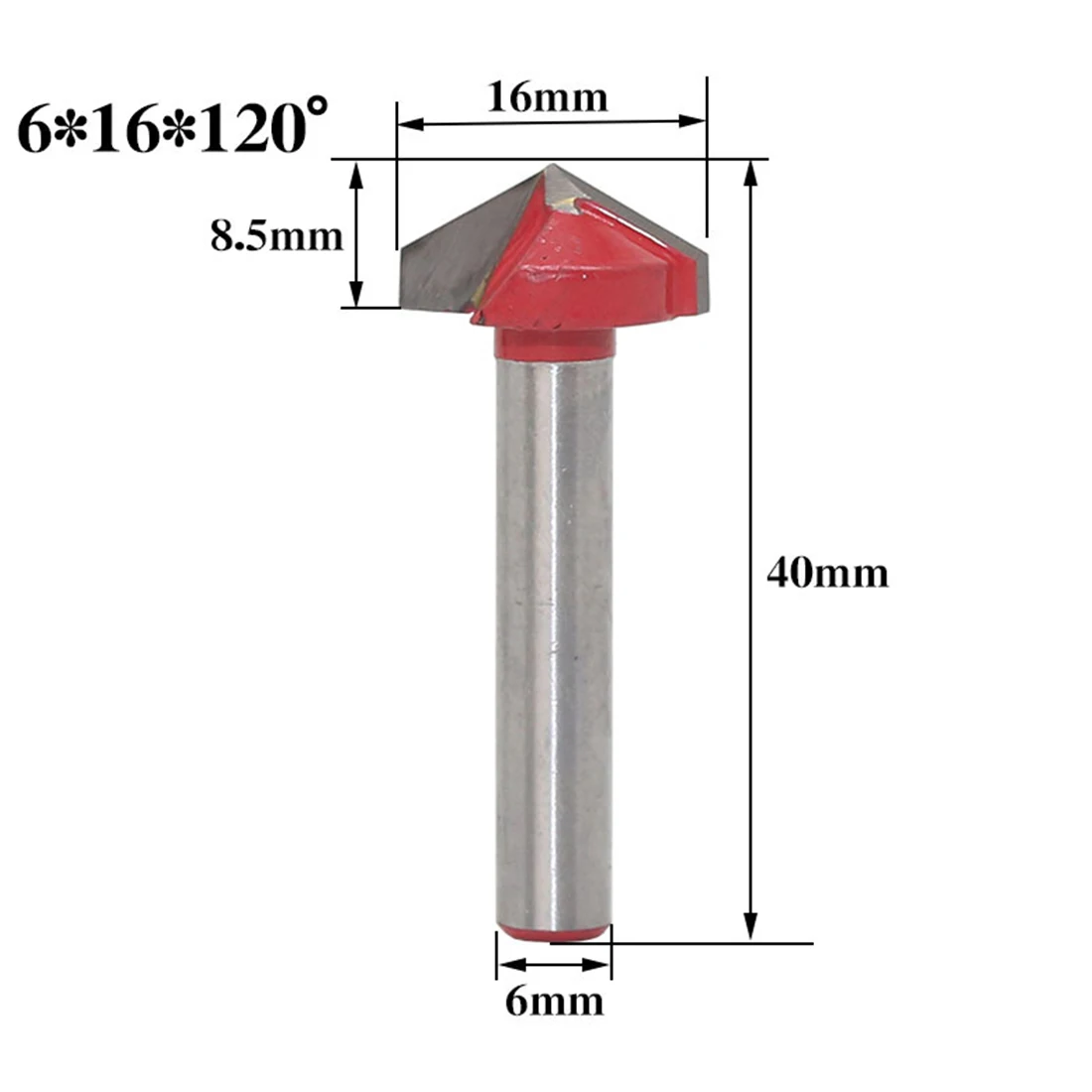 6mm 16mm 120mm 6 мм V бит ЧПУ твердосплавная Концевая фреза Вольфрамовая сталь деревообрабатывающий фреза 3D деревянная Фасонная фреза ДВП бит 60 90 120 150 градусов - Длина режущей кромки: 6mm 16mm 120mm