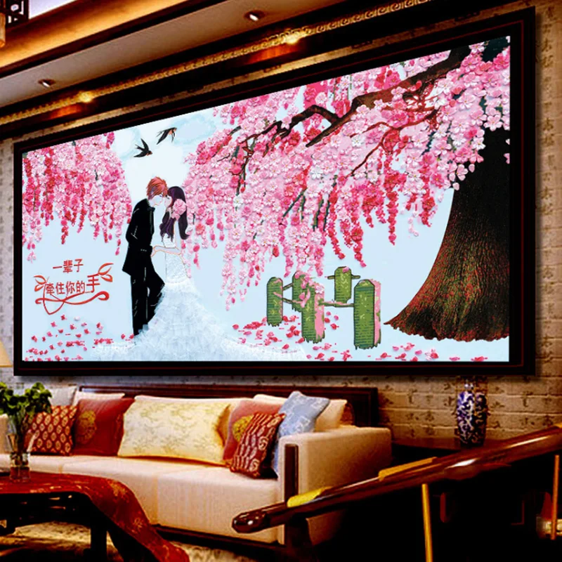 Набор для вышивки сделай сам мультяшная 3d лента с цветами вишни модная вышивка