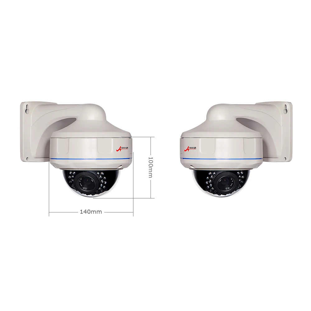 ANRAN HD 2.0MP Dome Camera POE IP CCTV H.264 Indoor Vandalproof Security 1920*1080 Full P2P Onvif | Безопасность и защита
