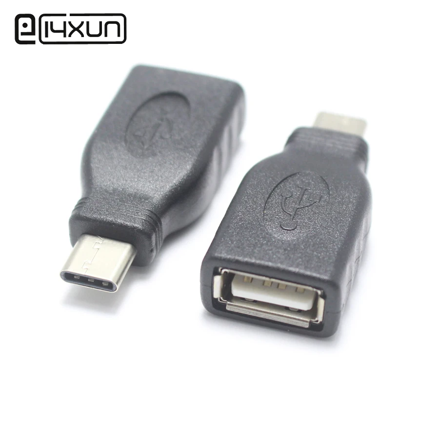 EClyxun USB 2 0 Тип A гнездо типа C штекер OTG разъем адаптер для передачи данных