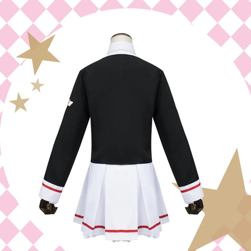 Аниме кардкоптер Сакура прозрачная карточка КИНОМОТО косплей костюмы школьницы