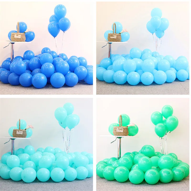 

5pcs 12inch 2.2g Blue Latex Helium Balloons Wedding Birthday Party Decorations Kids Baby Shower Supplies Toys Air Macaron Globos