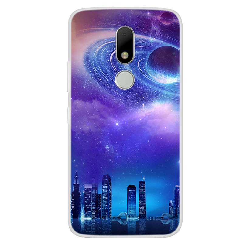 3 Чехол для телефона с изображением звездного неба s для Moto M, чехол с рисунком из мультфильма, силиконовая Мягкая задняя крышка из ТПУ для Motorola MotoM XT1662 5,5, чехлы бамперы - Цвет: 3