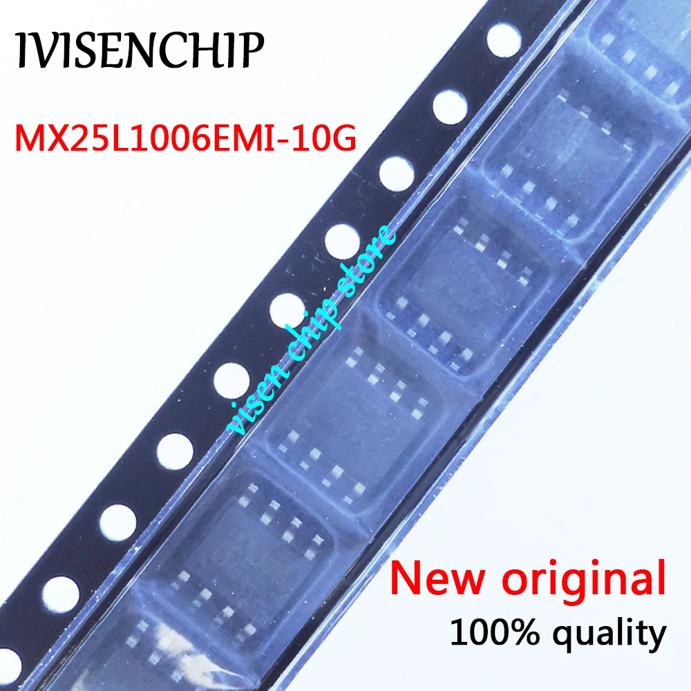 10 шт. MX25L1006EMI-10G 25L1006EMI-10G MX25L1006E MX25L1006 25L1006E SOP-8 | Электронные компоненты и