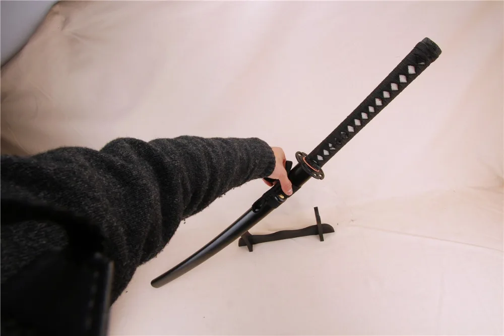 handmade katana samurai japanese sword combat knife T10 steel iron tsuba copper seppa | Дом и сад