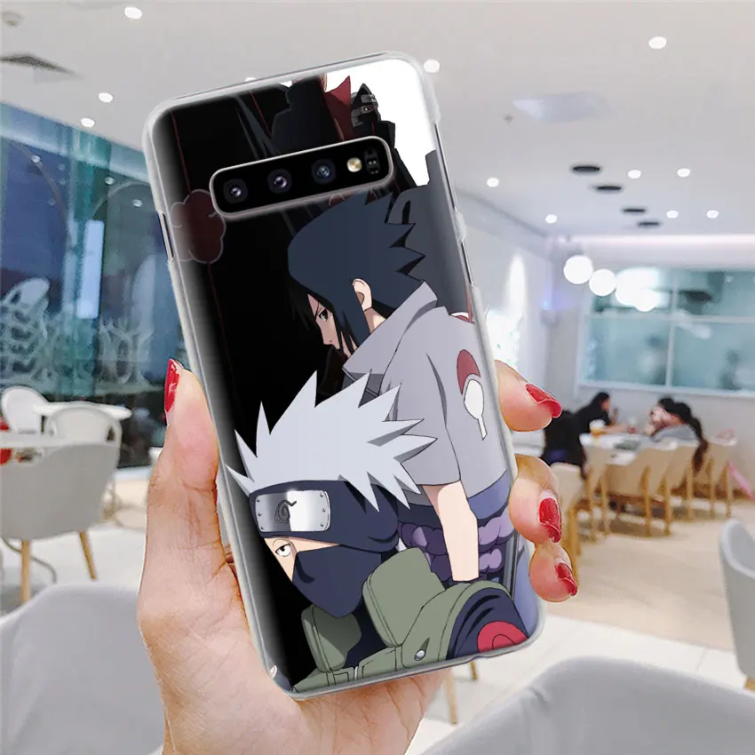 Аниме «Наруто» производства компании "Kakashi" чехол для телефона аниме для samsung Galaxy S10e S10 плюс S7 S8 S9 Plus, Note 8, 9, 10, плюс S10 5G M20 M30 жесткий чехол Coque