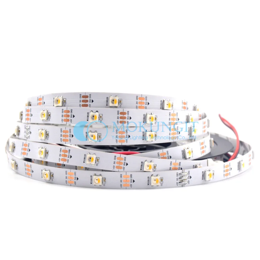 Гибкая световая лента Mokungit 10X 1 м SK6812 RGBWW 30 светодиодов/м 5050 SMD IP20 не