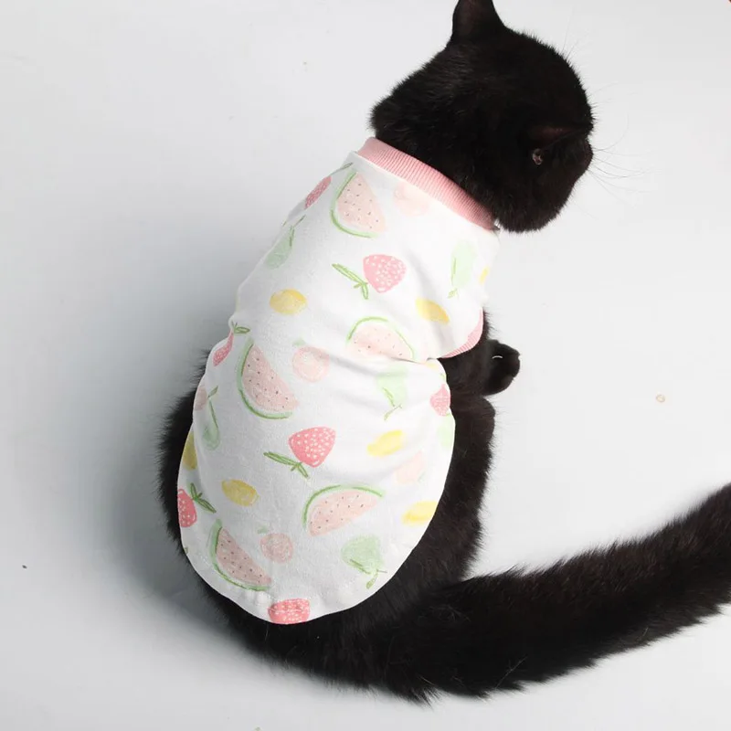 Розовый Мягкая одежда для домашних животных, котов для маленькая кошка жилет летняя одежда для домашних животных для «рюмочка»; комплект одежды; зимняя ПЭТ Костюмы для Кошка Хлоя, кролик кошек пальто - Цвет: Розовый