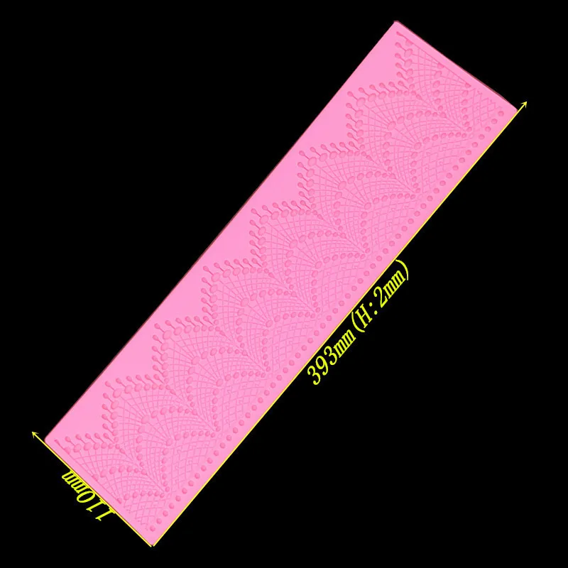 Корона с жемчугом силиконовый шнурок мат граница украшения Свадьба Помадка Торт