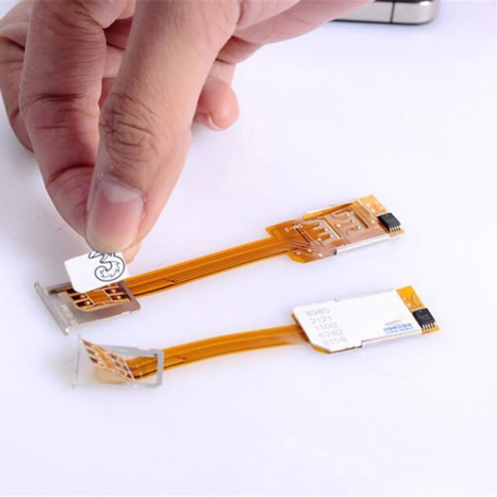 Мобильный телефон двойной sim-карты адаптер использовать две sim-карты для iPhone 5 5S 5C 6 6plus