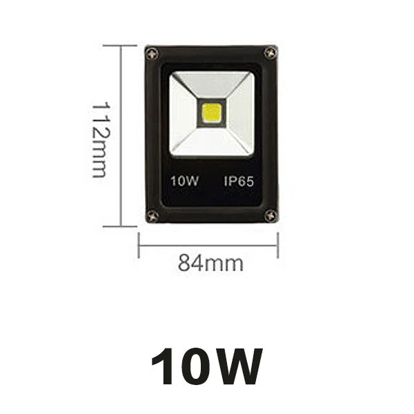 Floodlight 10W 220V Светодиодный прожектор Водонепроницаемый IP66 IP6510W 20 Вт 30 Вт 50 Вт отражатель лампа Smart IC 220 В светодиодный наружный прожектор - Испускаемый цвет: Floodlight 10W 220V