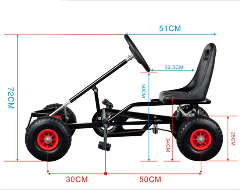 Детские самокаты с педалью Go Kart популярная детская четырехколесная тележка, балансировочная машина для езды на автомобилях для тренировок на открытом воздухе
