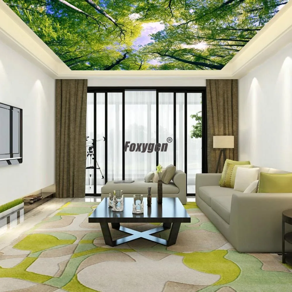 2.35 to 3.2 meters width interior acoustic ceiling tiles designs printed PVC film | Строительство и ремонт
