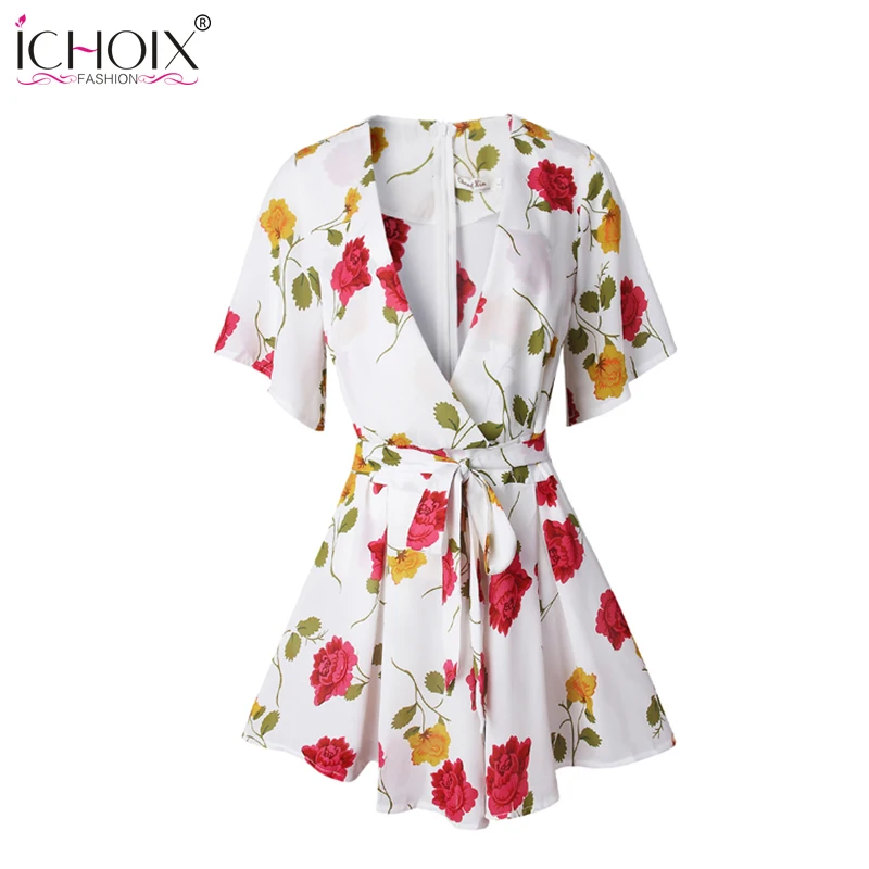 2017 сезон: весна–лето принтом платье с цветочным рисунком пикантные элегантные