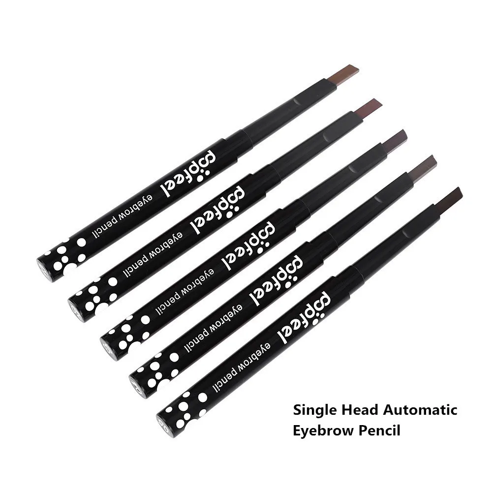 Popfeel Double-end Automatic Eyebrow Pencil Waterproof Pigment Long Lasting 5 colors eye Makeup Eye Brow Cosmetic | Красота и
