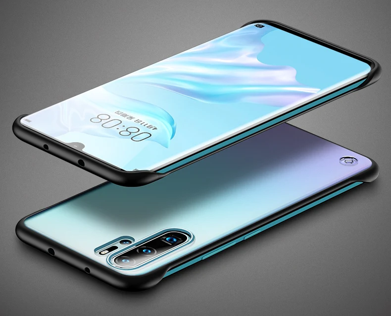 Для huawei P30 Pro Чехол безрамный Матовый Прозрачный чехол для P30 чехол силиконовый защитный бампер для huawei P20 Pro Lite чехол s