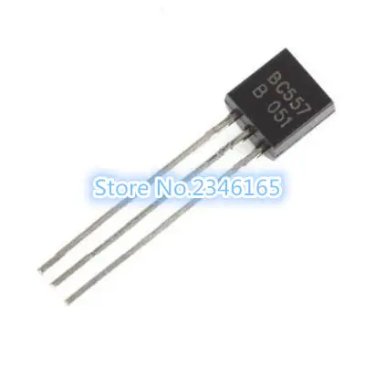 100 PCS BC557B ZU 92 BC557 TO92 557B Новый триодный транзистор|Интегральные схемы| |