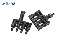 willone 1 pair free shipping t branch 30a solar panel connector cable coupler combiner panel cable connectors