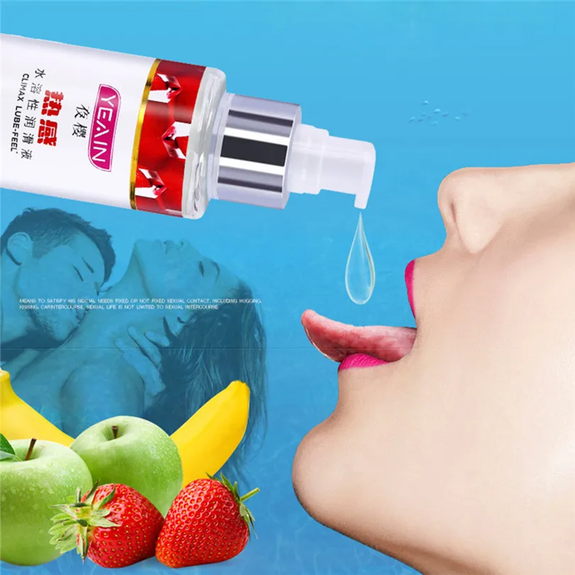 100 мл секс смазка Эротическая фруктовое масло клубника ароматизатор любитель