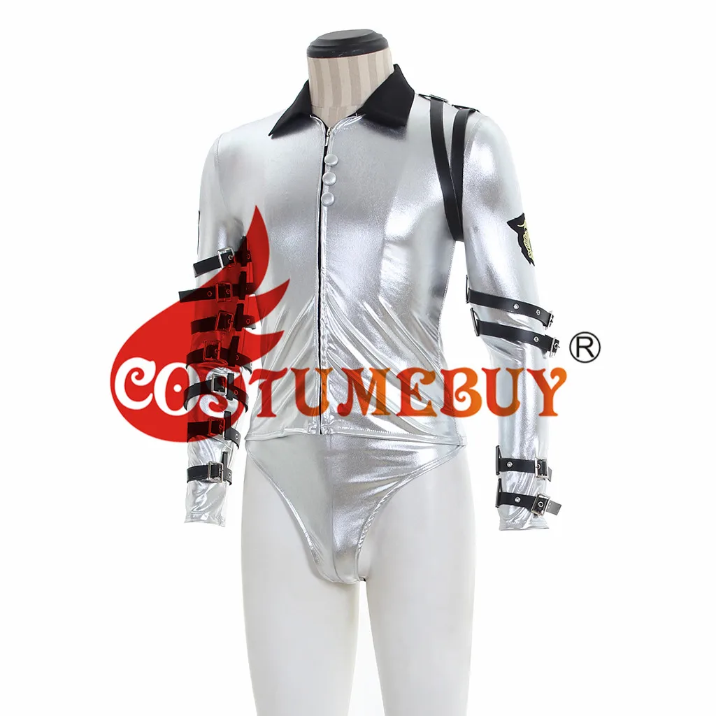 CostumeBuy костюм Майкла Джексона Япония Bad World Performance серебряный комбинезон на