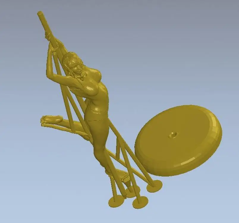 3d модель рельef для ЧПУ или 3D принтеров в формате STL статуя dancer_2|3d model relief|3d relief modelfor