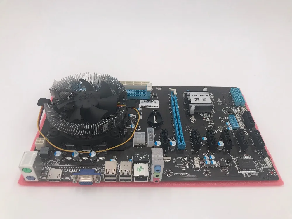 ETH miners(с i3 cpu) Материнская плата 8 видеокарта материнская плата большая плата 6 7 8 GPU карты лучше, чем H81 Pro BTC плата