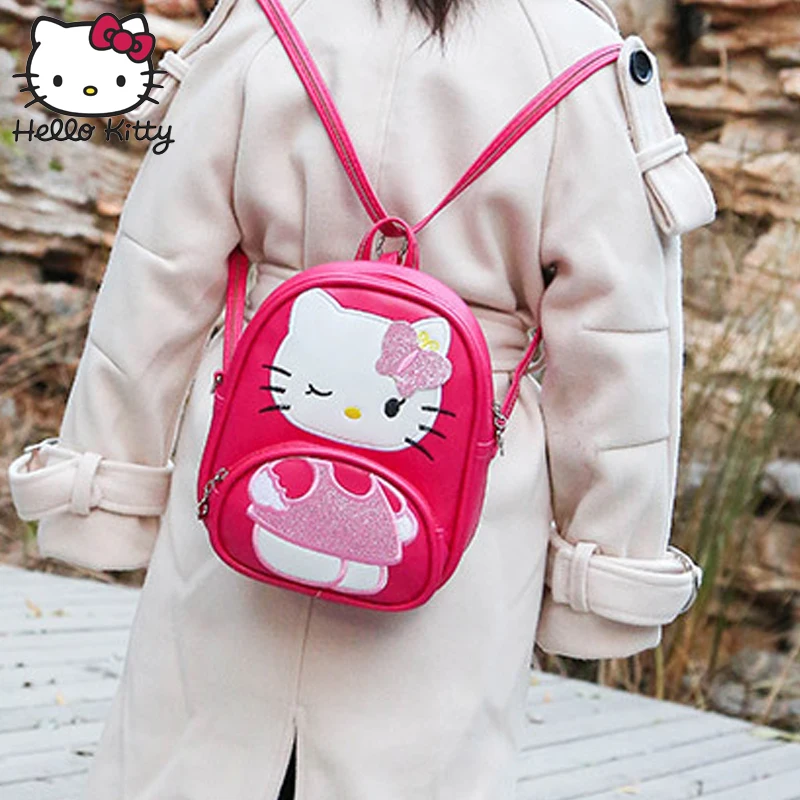 Сумка с мышкой Hello Kitty детский школьный рюкзак из искусственной кожи для девочек и