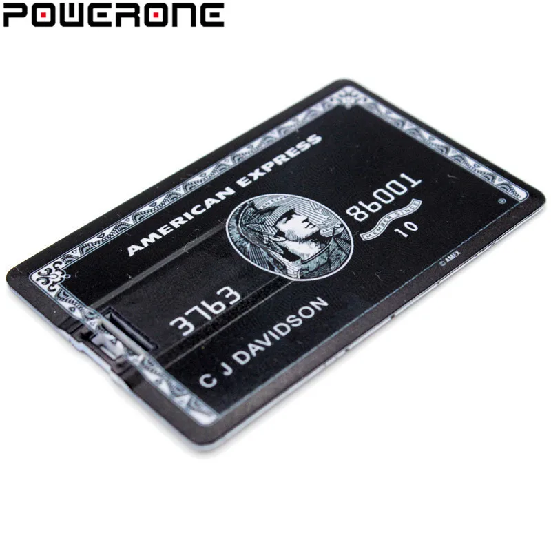 Powerone водонепроницаемый супер тонкий USB флеш-накопитель для кредитных карт 4 ГБ 8 ГБ 16 ГБ 32 ГБ 64 Гб модель карты памяти
