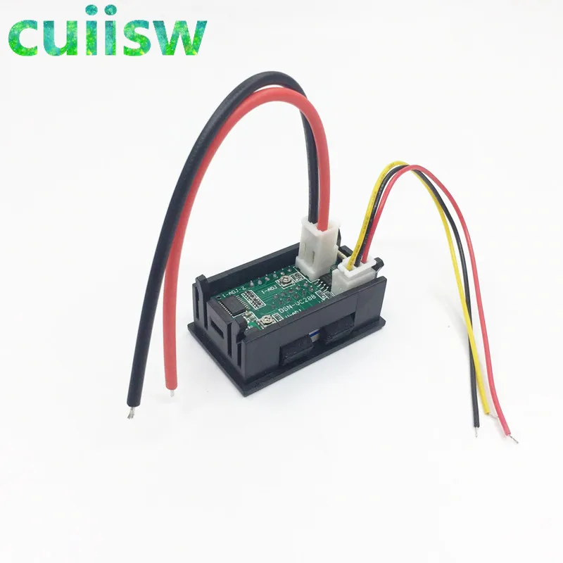 10PCS DC 0-100V 10A Voltmeter Ammeter Red+Blue /Red+Red LED Amp Dual Digital Volt Meter Gauge display | Инструменты