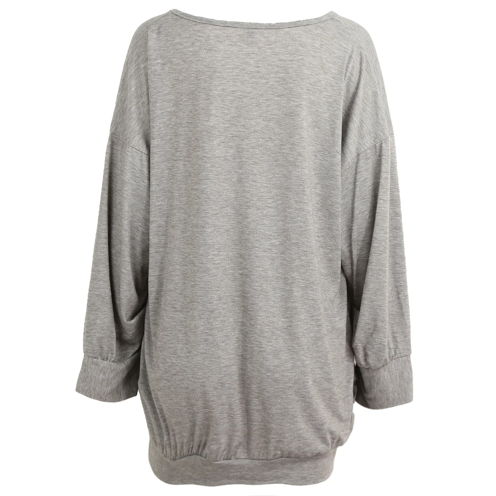 Модные женские туфли 4XL 5XL размера плюс футболка с глубоким v-образным вырезом