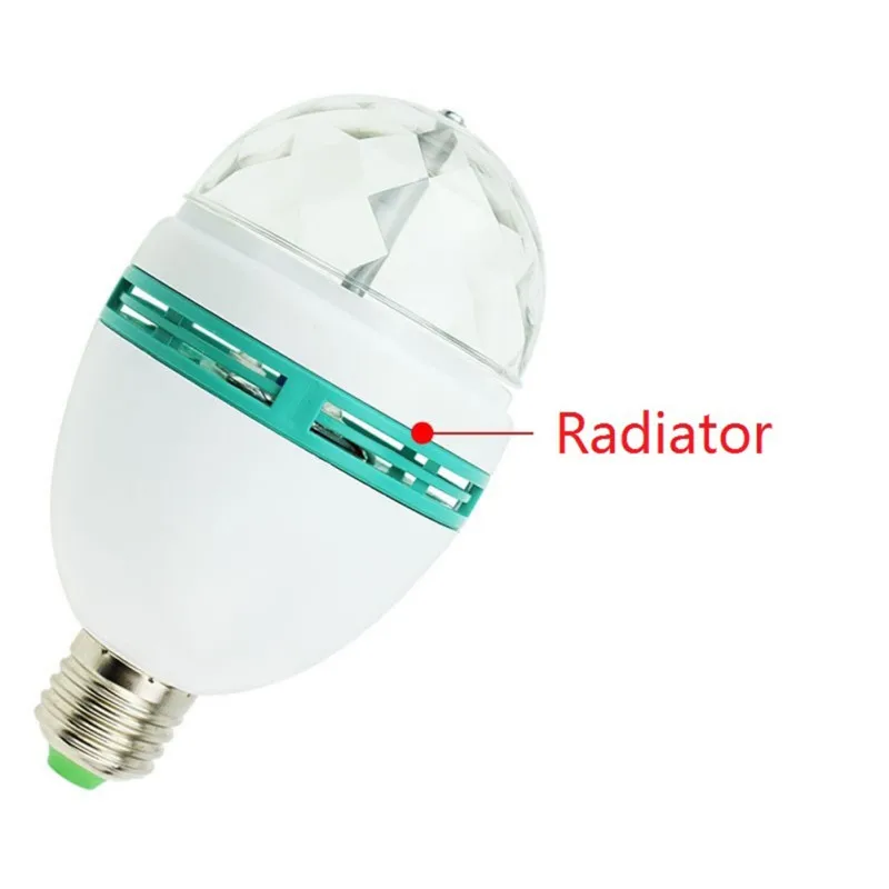 E27 B22 3W 110v 220v автоматический женский зонт в вращающийся RGB проектор с украшением