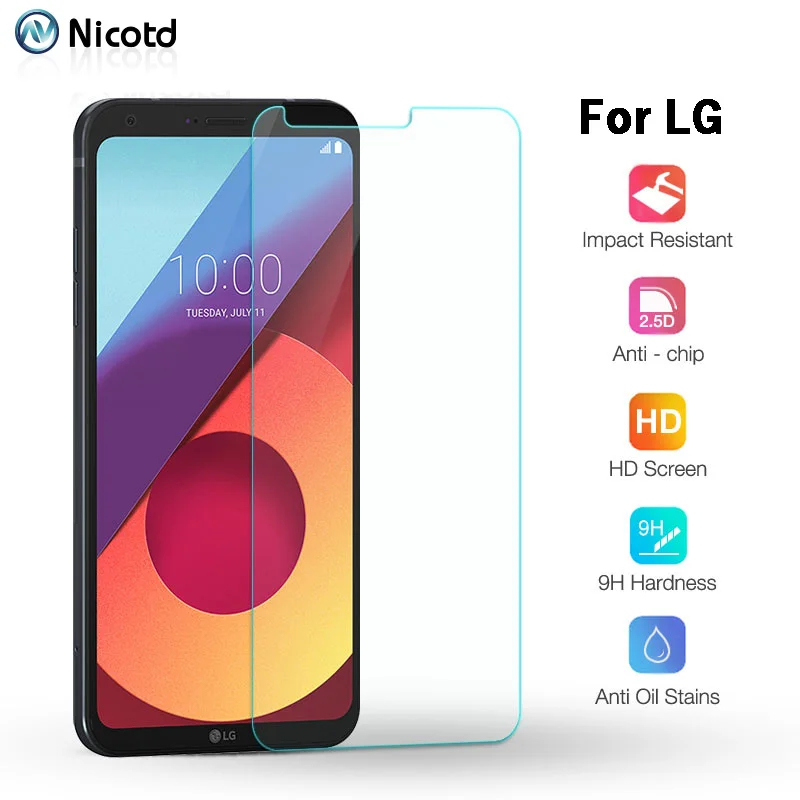 Защитное стекло для экрана LG V20, G6, Q6, взрывозащищенное Закаленное стекло для LG K10, K8, G5, G4, D337, 9H, защитная пленка 2.5D