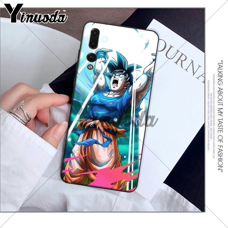 Yinuoda DRAGON BALL Z DBZ Goku ТПУ мягкий черный чехол для телефона Huawei P10 plus 20 pro P20 lite mate9 10 honor