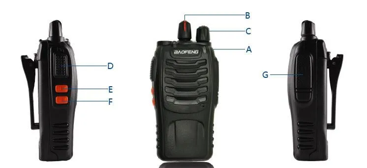 2 шт. BF888S портативный радиопередатчик fm UHF двухстороннее Радио BF 888 S Ham коммуникатор HF cb радиостанция рация Baofeng BF-888S