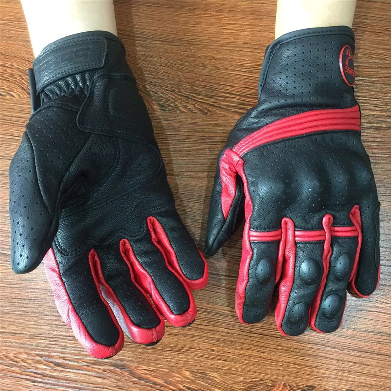 

Touch Screen Moto guantes luva leather racing motorcycle glove full finger glove winter man female off road motocross gloves